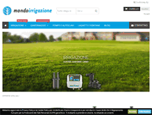 Tablet Screenshot of mondoirrigazione.it